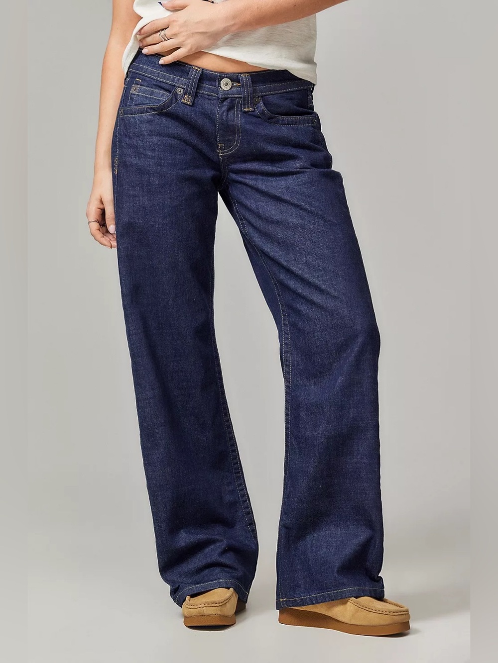 NWT Urban Outfitters BDG  Kayla Lowrider dark wash jeans 25 X 30